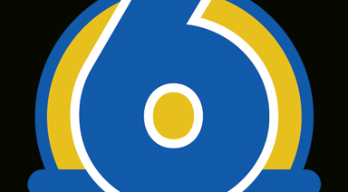 Closeup of South of 6 logo